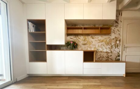APRES meuble sur mesure - maison narelie - blanc et bois